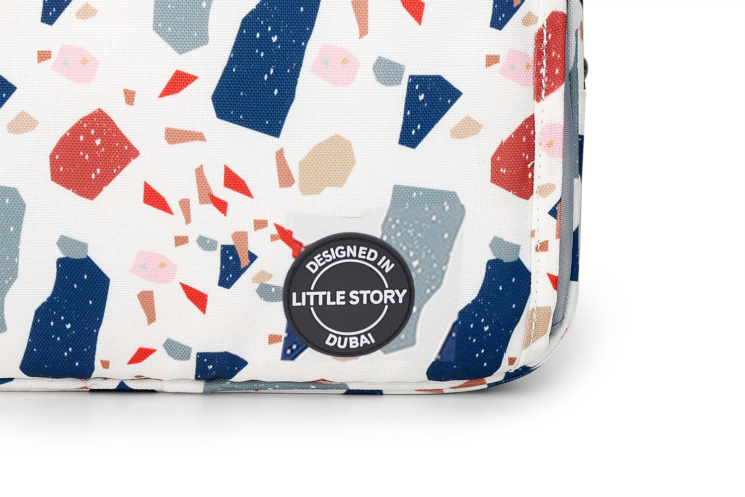 LITTLE STORY Baby Diaper Changing Clutch Kit - Geo White