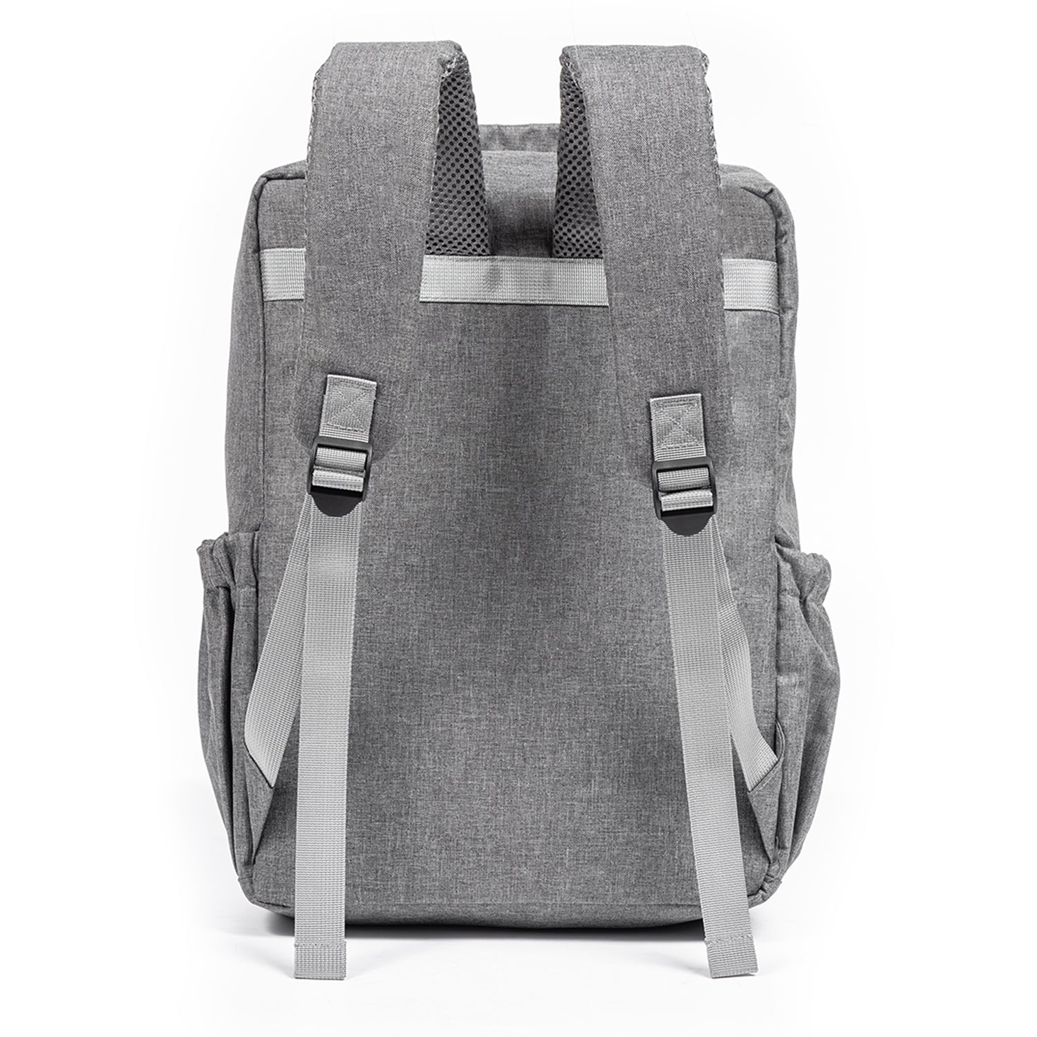 LITTLE STORY Stylish Diaper Travel Backpack wt Changing Pad - Grey