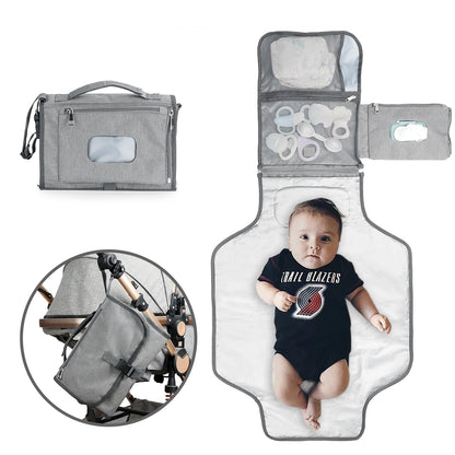 LITTLE STORY Diaper Changing Station Kit - Grey