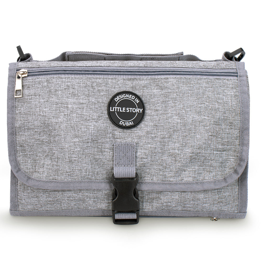 LITTLE STORY Diaper Changing Station Kit - Grey