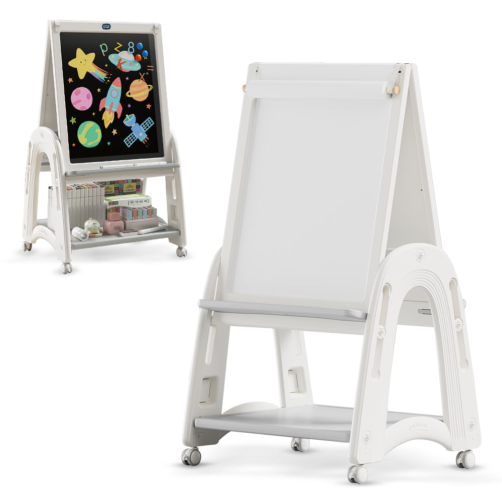 Little Story Double Sided Drawing Board - White
