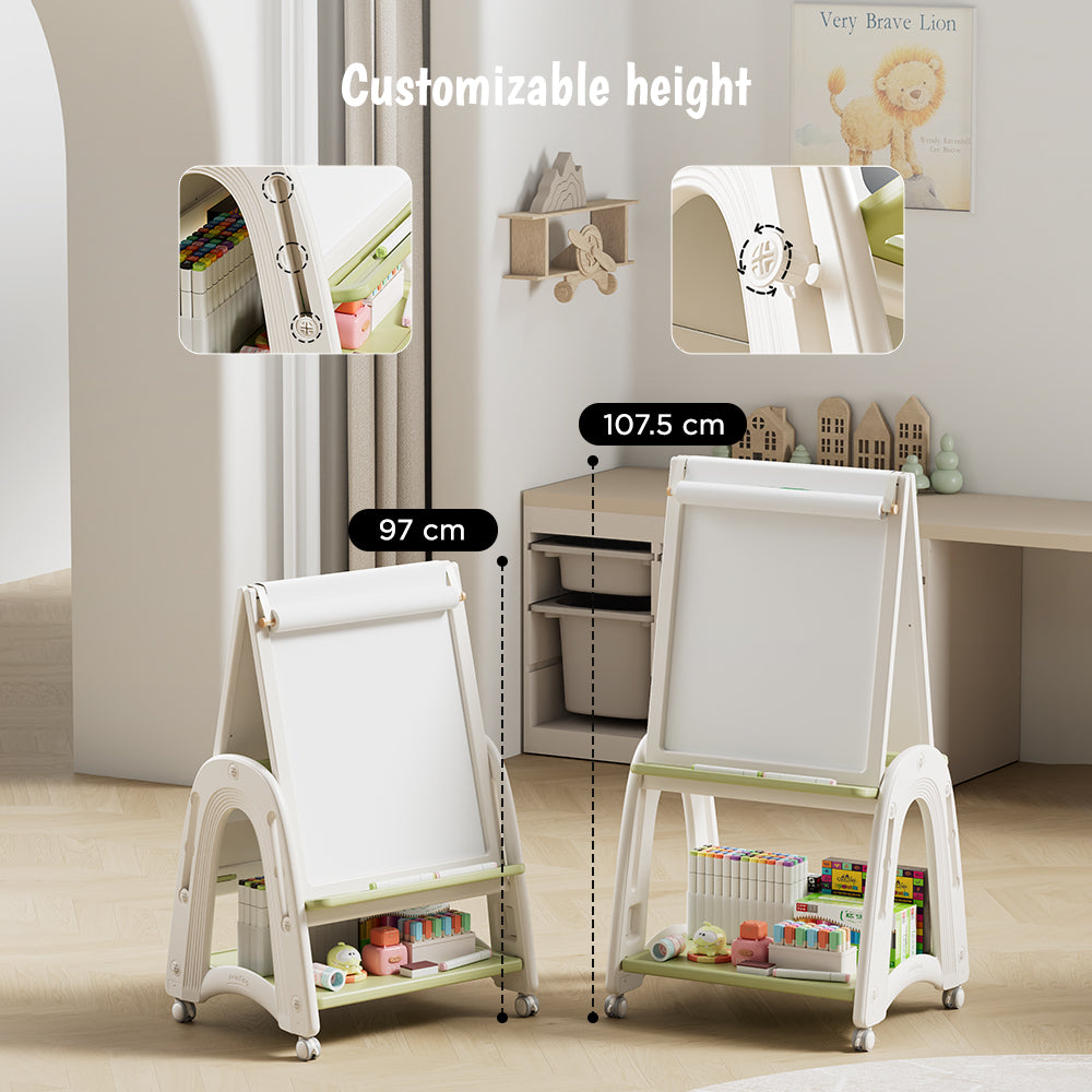 لوحة رسم مزدوجة الجوانب من ليتل ستوري - بيضاء