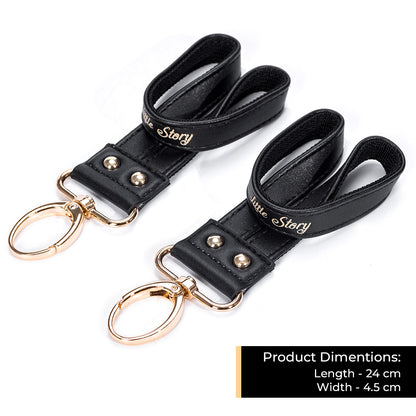 LITTLE STORY Premium Stroller Hooks - Black