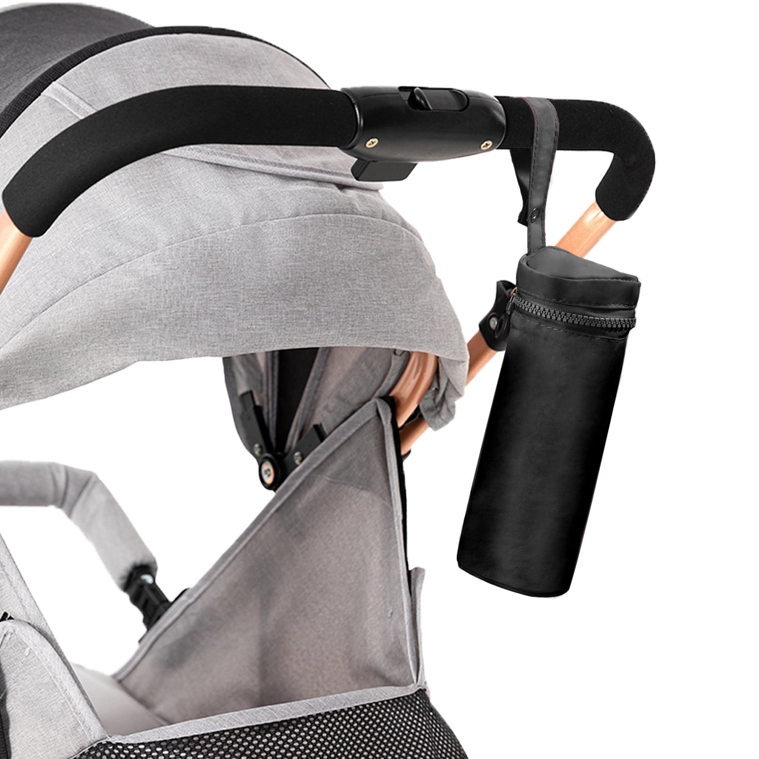 Little Story Insulated Bottle Bag - Black