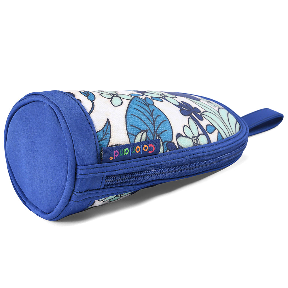 Little Story Insulated Bottle Bag - Floral Blue