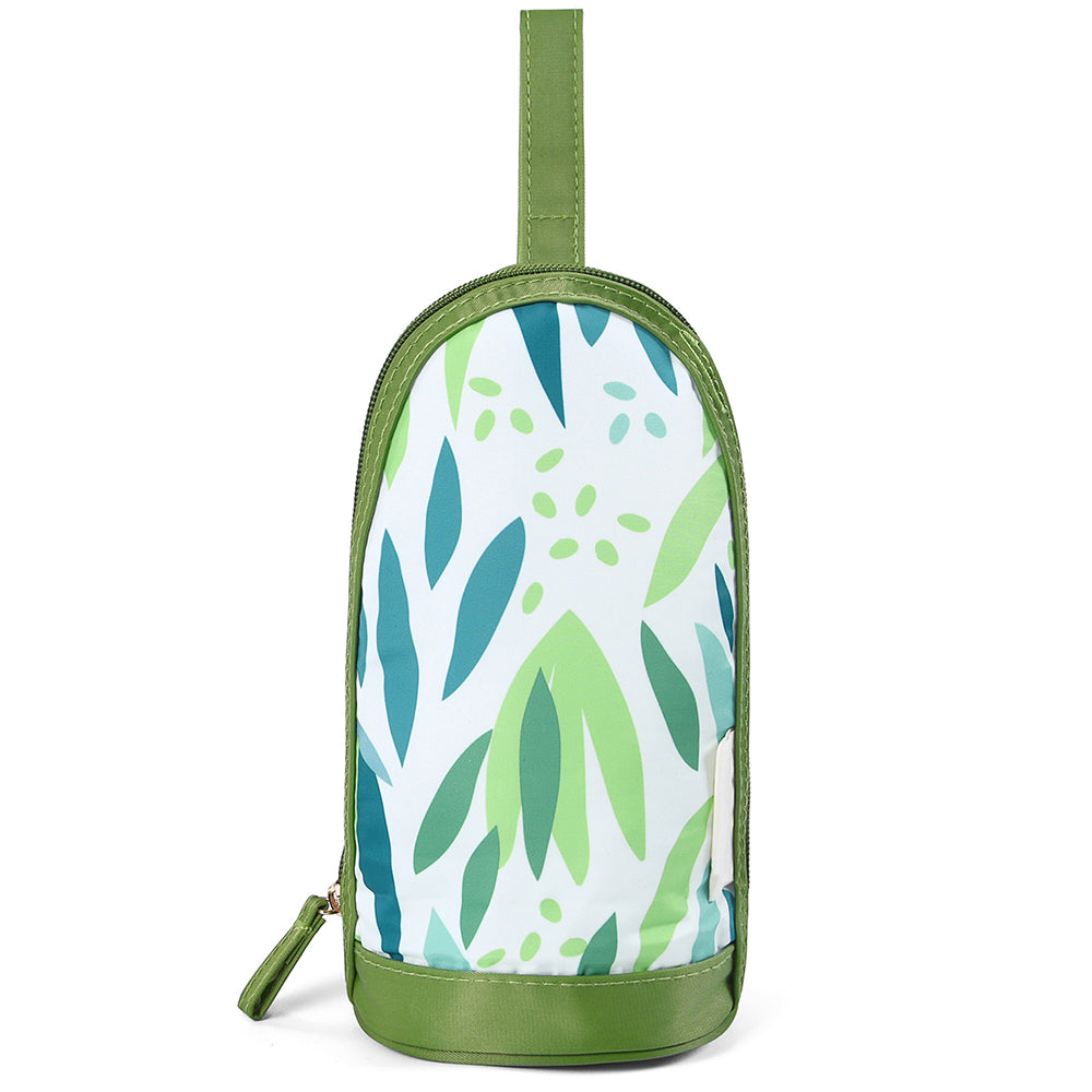 Little Story Insulated Bottle Bag - Green Tropical