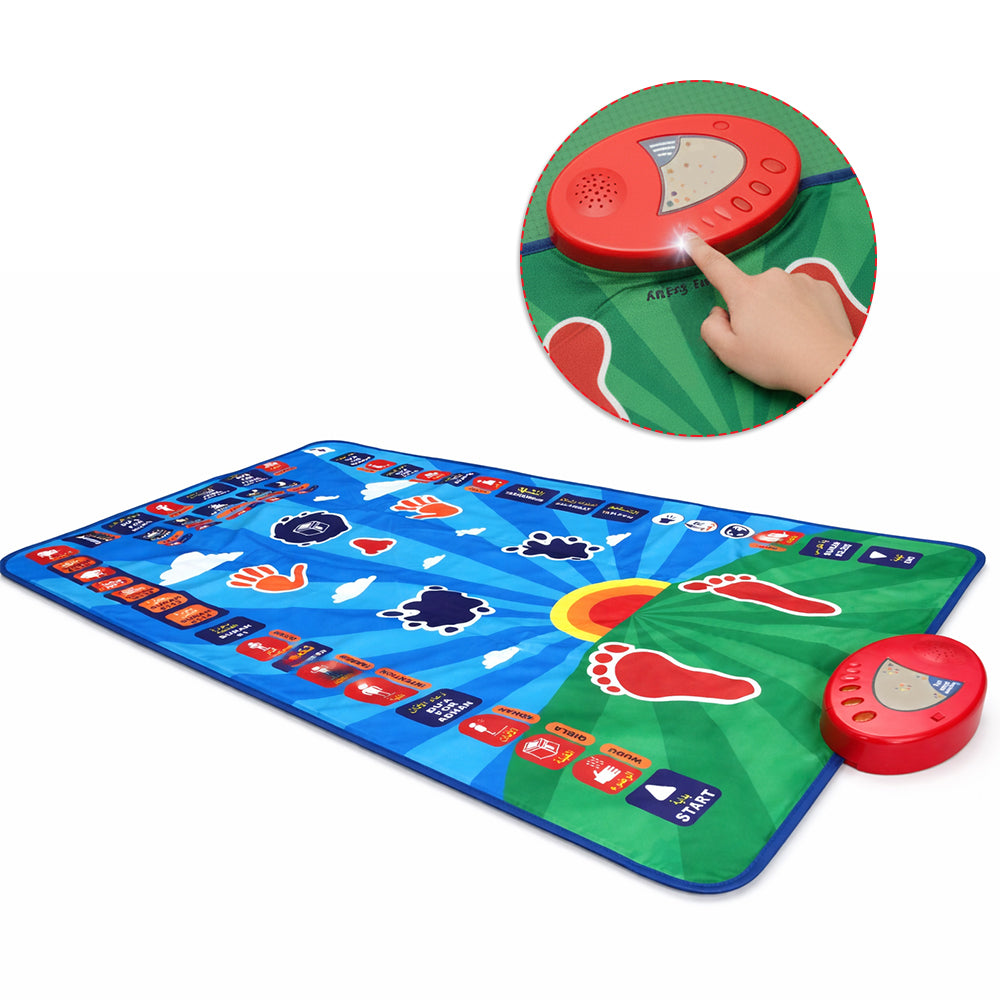 Little Story Kids Islamic Salah/Prayer Learning Mat -  Blue