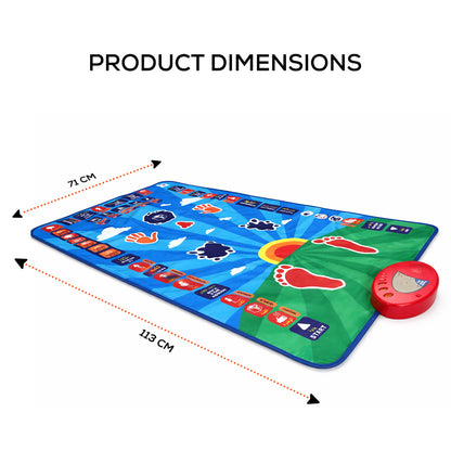 Little Story Kids Islamic Salah/Prayer Learning Mat -  Blue