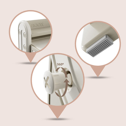 قصة صغيرة - طاولة - متعددة الأغراض للرسم/الدراسة مع كرسي - بيج