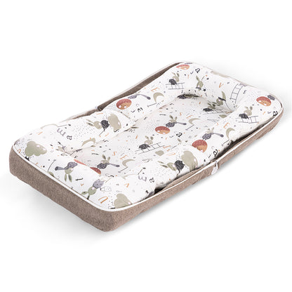 LITTLE STORY - Portable Baby Nest & Lounger Sleeping Pod  - Brown