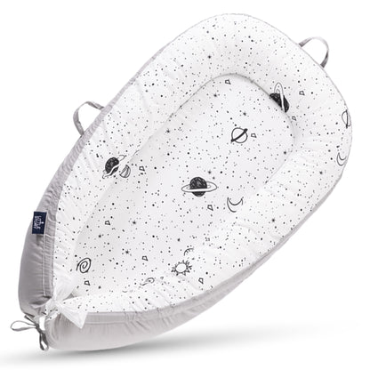 سرير استرخاء ناعم قابل للتنفس من ليتل ستوري لحديثي الولادة - جالاكسي