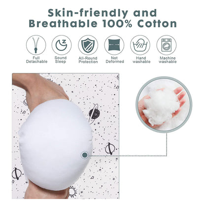 سرير استرخاء ناعم قابل للتنفس من ليتل ستوري لحديثي الولادة - جالاكسي