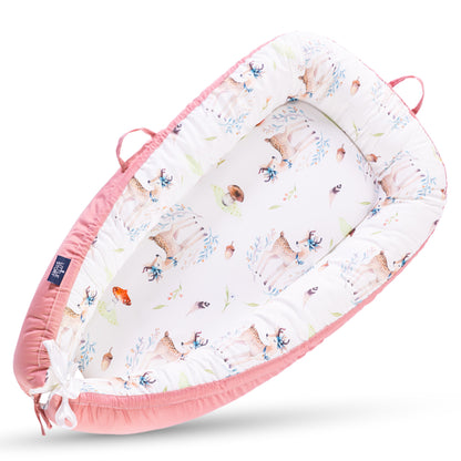 سرير استرخاء ناعم قابل للتنفس من ليتل ستوري لحديثي الولادة - رنة