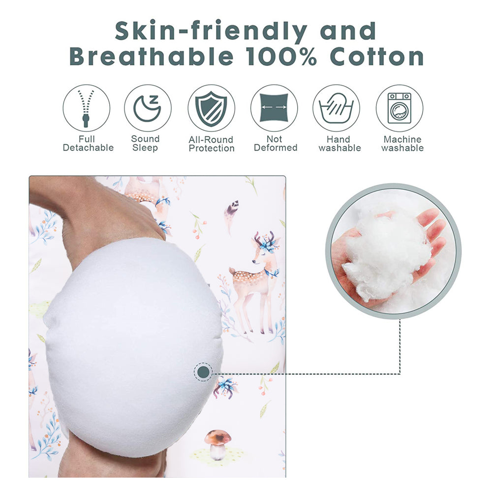 سرير استرخاء ناعم قابل للتنفس من ليتل ستوري لحديثي الولادة - رنة