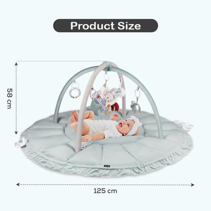 سجادة لعب/صالة ألعاب رياضية ٥ في ١ من ليتل ستوري بيبي - لون نعناعي