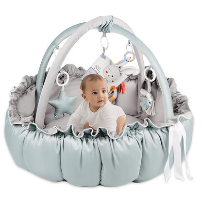 سجادة لعب/صالة ألعاب رياضية ٥ في ١ من ليتل ستوري بيبي - لون نعناعي