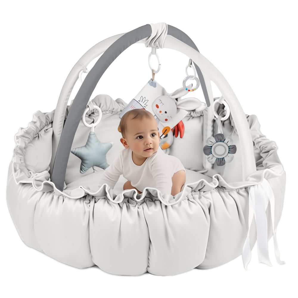 Little Story Baby 5in1 Play Mat/Activity Gym - White