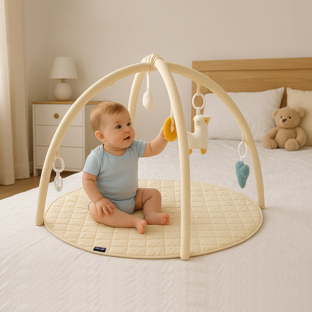 Little Story Baby Play Mat/Activity Gym - Beige