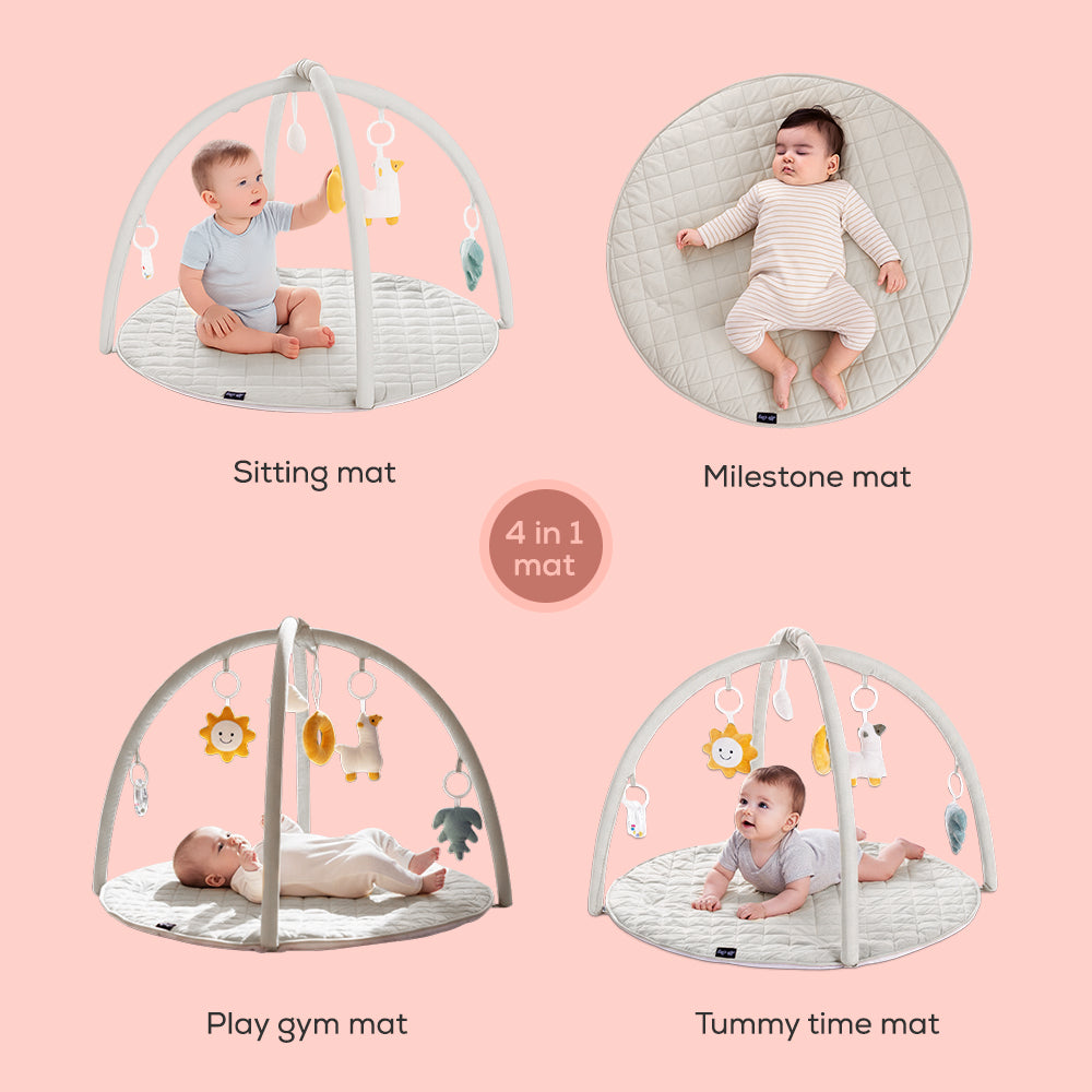 Little Story Baby Play Mat/Activity Gym - Grey