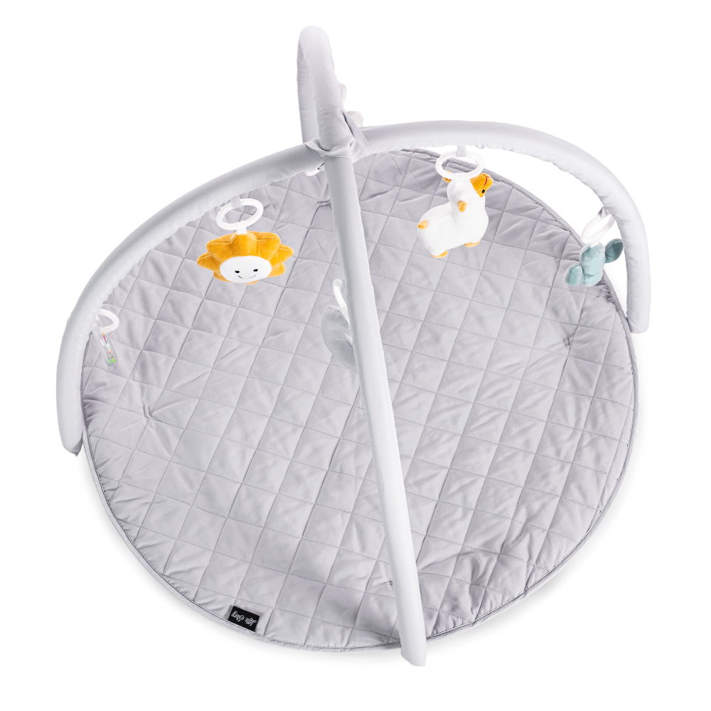 سجادة لعب/صالة ألعاب للأطفال من ليتل ستوري - رمادي