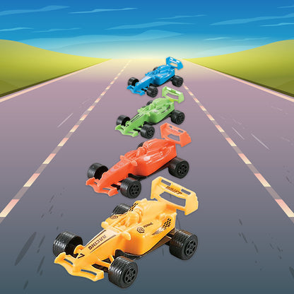 LITTLE STORY - Kids Toy Pull Back F1 Series Cars - Set of 6pcs