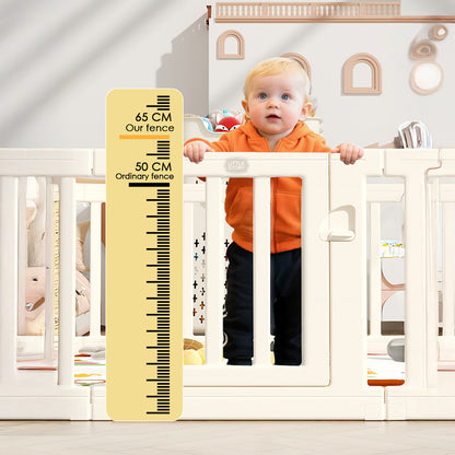 حظيرة لعب ليتل ستوري 140 × 200 سم كبيرة - بيضاء