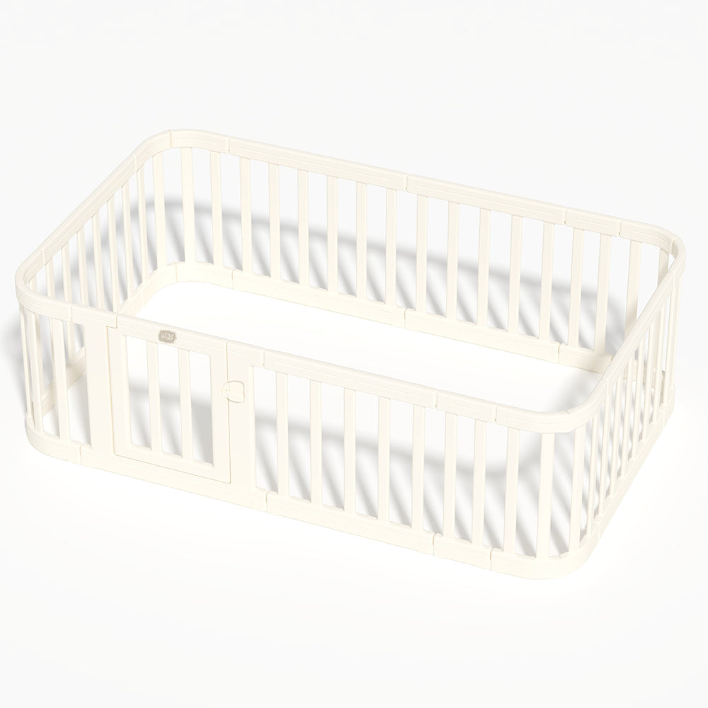 حظيرة لعب ليتل ستوري 140 × 200 سم كبيرة - بيضاء