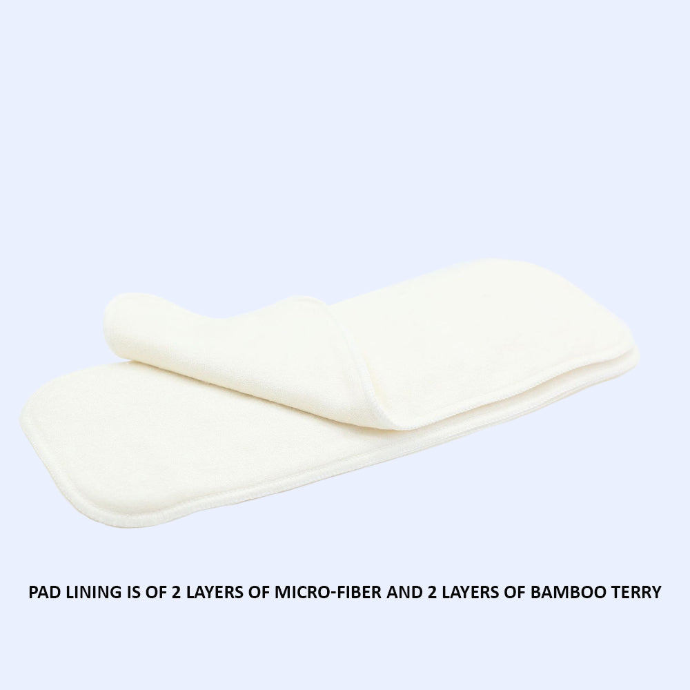 LITTLE STORY - New Born Reusable Diaper Inserts - Small - Set of 2