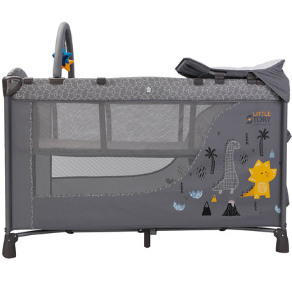 LITTLE STORY Foldable Cot and Playard