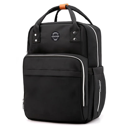 LITTLE STORY Velisa Diaper Bag - Black