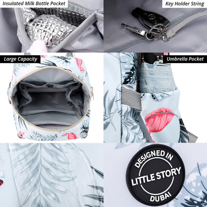 LITTLE STORY Velisa Diaper Bag - Blue