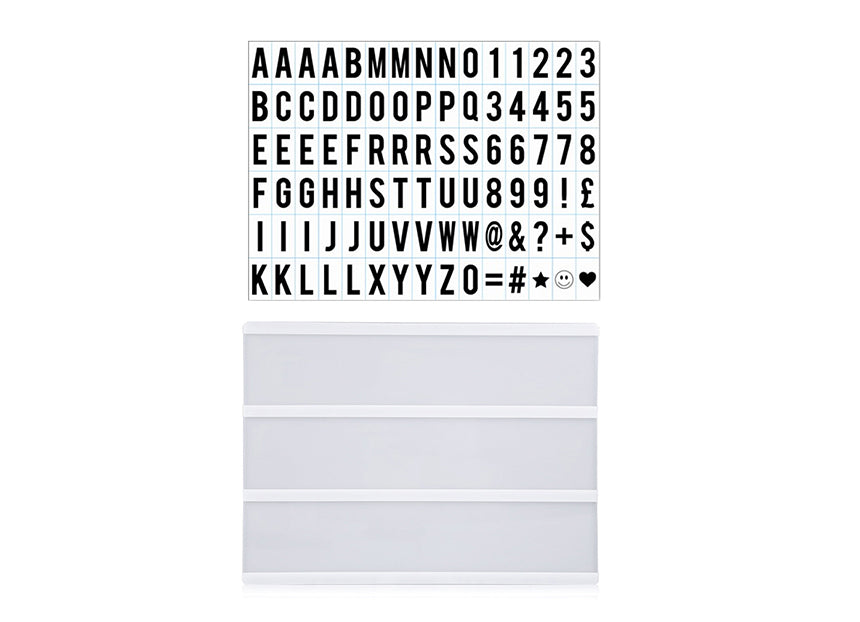 EAZY KIDS - Letter Light Box - A4