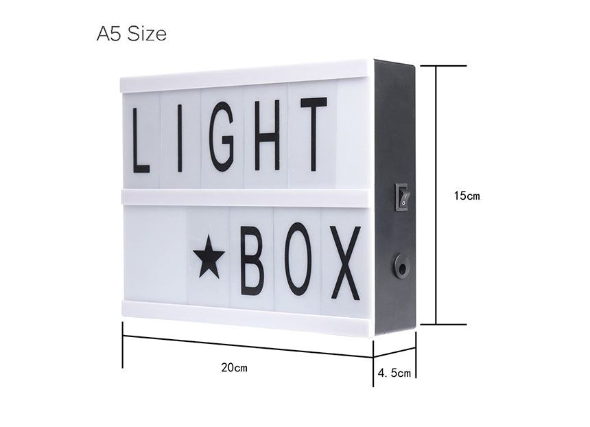 EAZY KIDS - Letter Light Box - A5