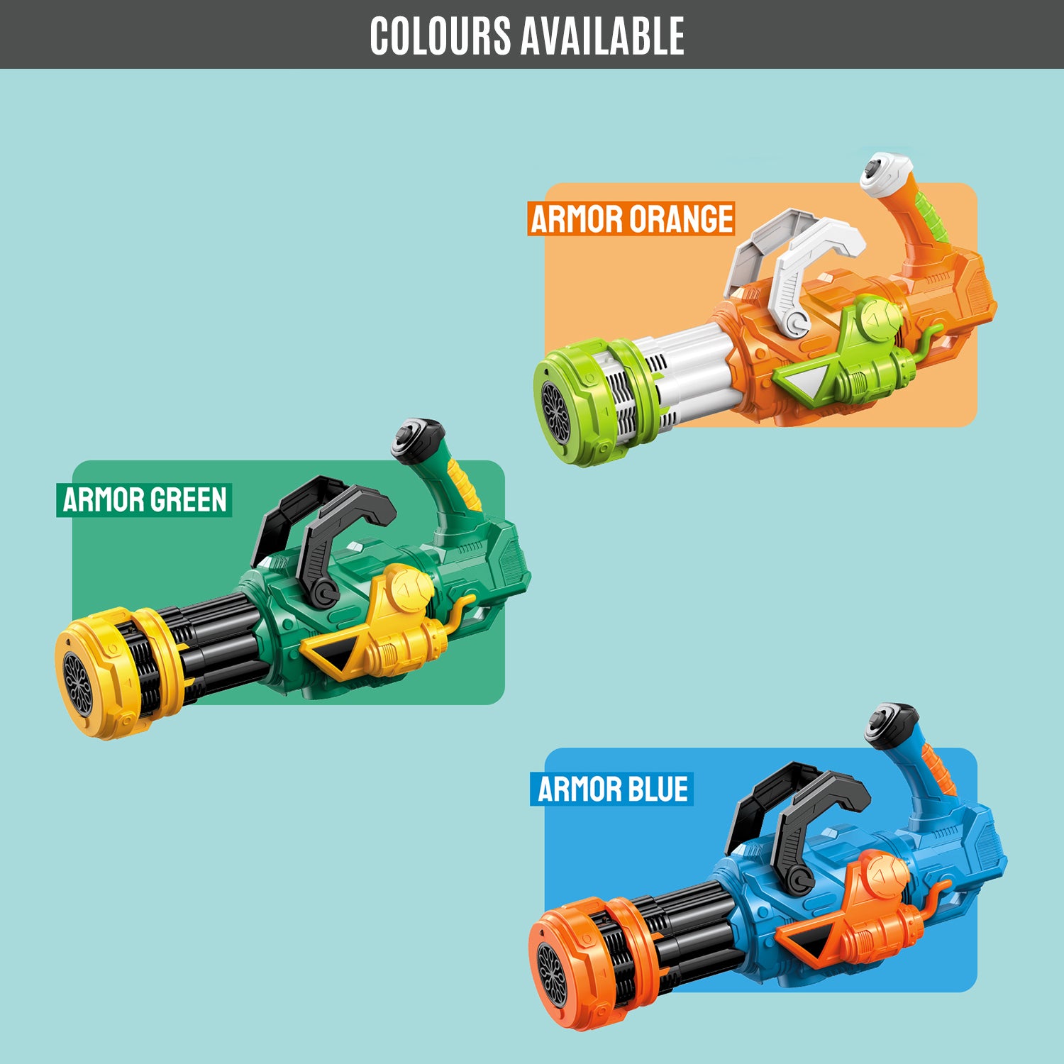 LITTLE STORY - 10 Holes Bubble Machine Gun - Armor Green