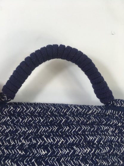 LITTLE STORY - Cotton Rope Diaper Caddy XL - Blue
