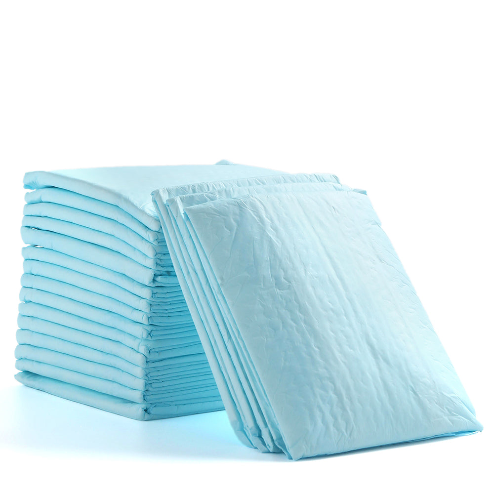 LITTLE STORY - Disposable Diaper Changing Mats - Pack of 100pcs - Blue