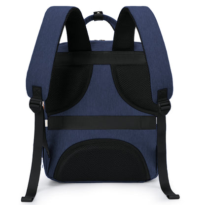 LITTLE STORY 2in1 Diaper Bag w/Sanitizer Bottle keychain & Stroller Hooks - Blue