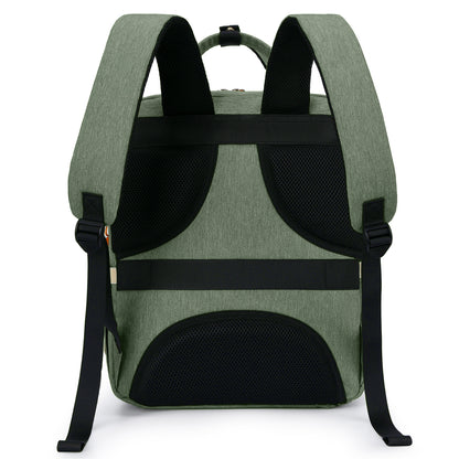 LITTLE STORY 2in1 Diaper Bag w/Sanitizer Bottle keychain & Stroller Hooks - Green