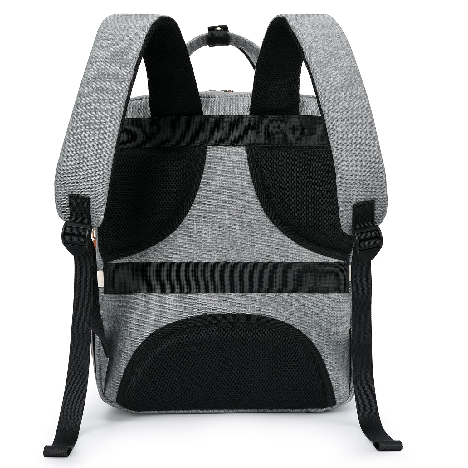 LITTLE STORY 2in1 Diaper Bag w/Sanitizer Bottle keychain & Stroller Hooks - Grey