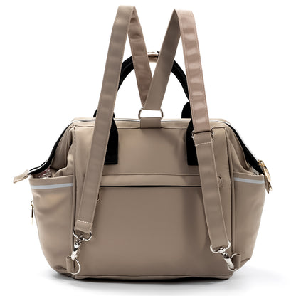 LITTLE STORY Ace Diaper Bag - Beige