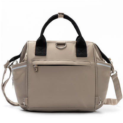 LITTLE STORY Ace Diaper Bag - Beige