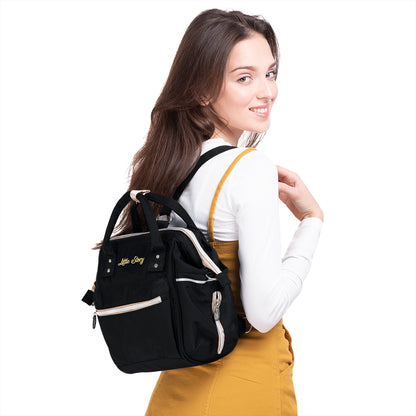 LITTLE STORY Ace Diaper Bag - Black
