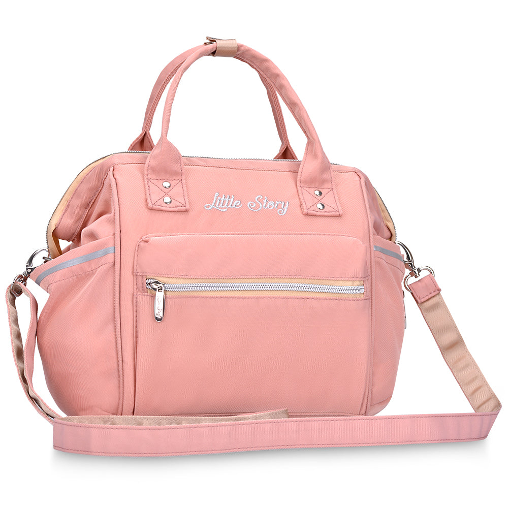 LITTLE STORY Ace Diaper Bag - Pink
