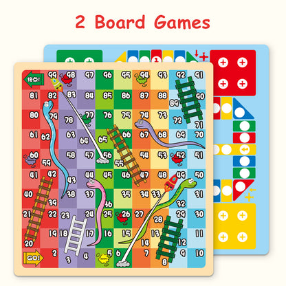 LITTLE STORY Artist Penguin Double Sided Magnetic Drawing Board (46 Pcs) W/2* Board Games - Green