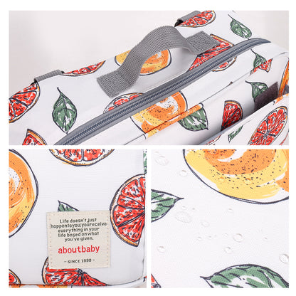 LITTLE STORY Baby Diaper Changing Clutch Kit - Fruity White
