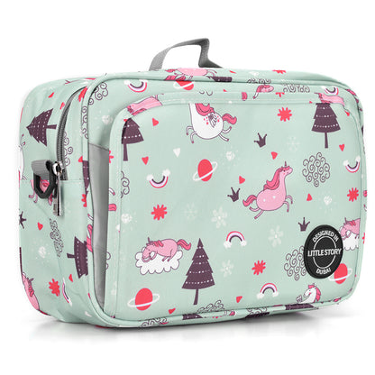 LITTLE STORY Baby Diaper Changing Clutch Kit - Green