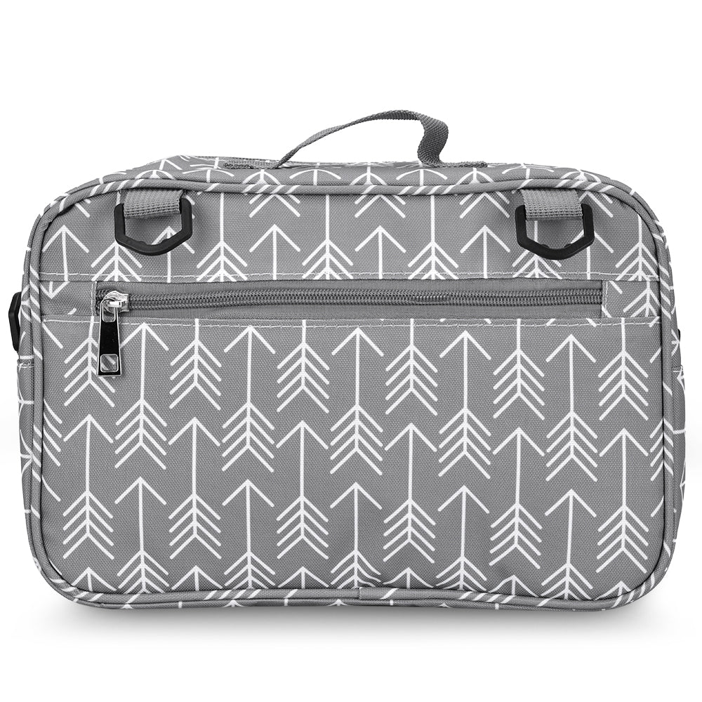 LITTLE STORY Baby Diaper Changing Clutch Kit - Melange Grey