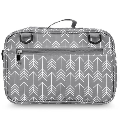 LITTLE STORY Baby Diaper Changing Clutch Kit - Melange Grey
