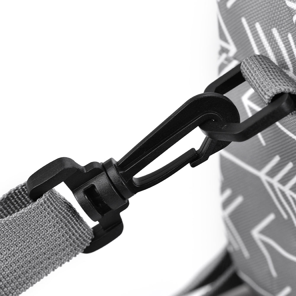 LITTLE STORY Baby Diaper Changing Clutch Kit - Melange Grey