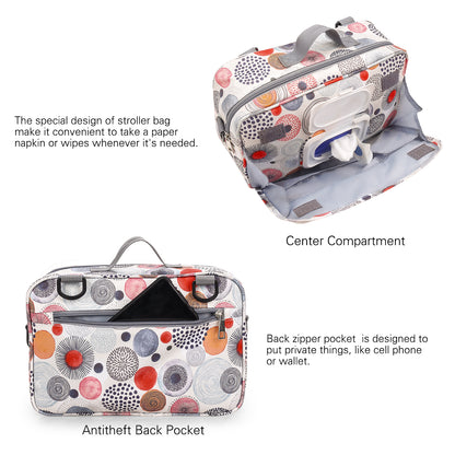 LITTLE STORY Baby Diaper Changing Clutch Kit - Multicolored